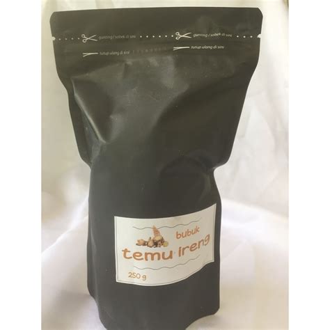 Jual Bubuk Temu Hitam Temu Ireng Curcuma Aeruginosa 250 gram Kemasan ...