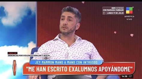 Reapareci Jey Mammon En Intrusos Y Tuvo Un Fuerte Cruce Con Pampito