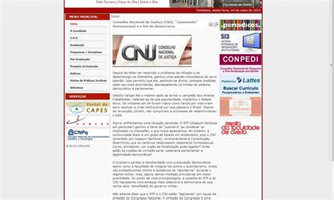 Professor critica decisão sobre casamento gay em site da Universidade
