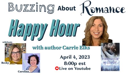 Happy Hour With Author Carrie Elks Bookcase And Coffee