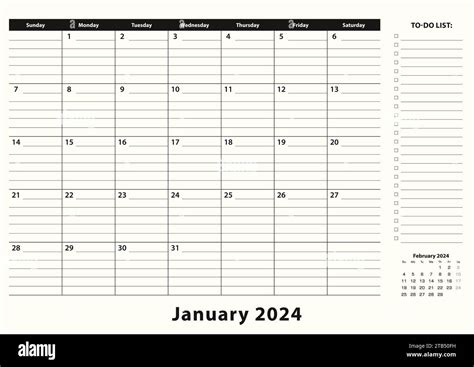 January Monthly Business Desk Pad Calendar January Calendar