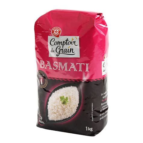 Rappel Consommateur Détail RIZ BASMATI SACHET 1KG COMPTOIR DU GRAIN