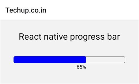 Create Custom Progress Bar In React Native Learn React Native