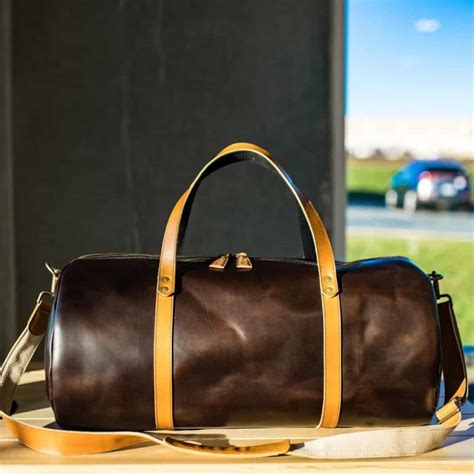 Brown Leather Duffle Bags For Men Quality And Style In One