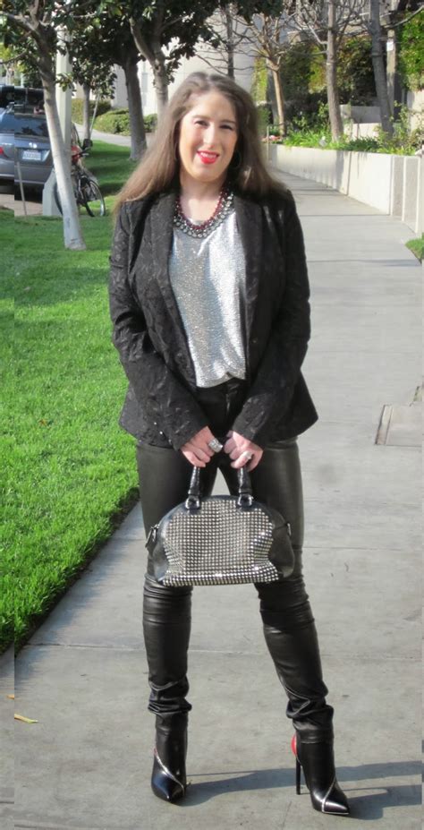 The High Heeled Brunette Leather Lace