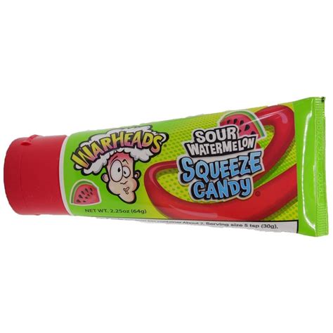 Warhead Squeeze Candy 64g Sour Watermelon Usa Candy Factory