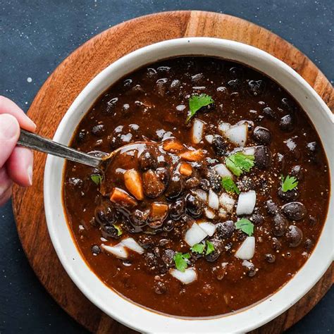 Smoky Black Bean Soup Nibble And Dine