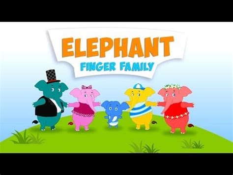 Elephant Finger Family Song – Animal Finger Family Collection by Kids ...