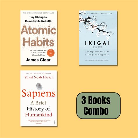 Atomic Habit Ikigai Sapiens Paperback Gyaanstore