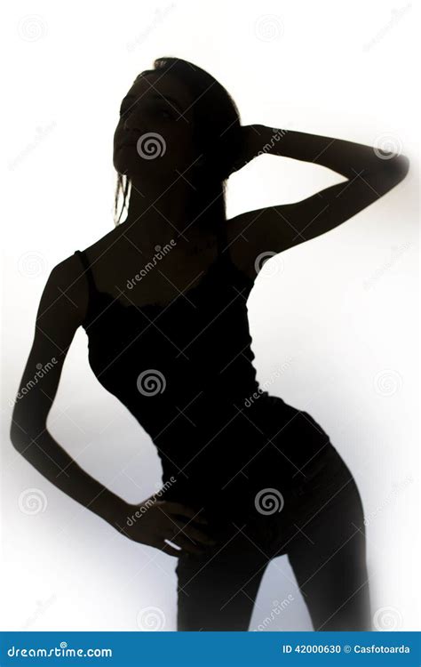 Woman Silhouette Stock Photo Image Of Naked Comfortable