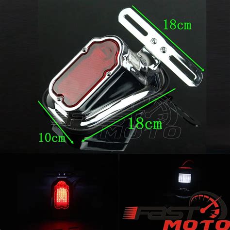 Cafe Racer Rear Indicator Flashing Universal Parts Brake Light For