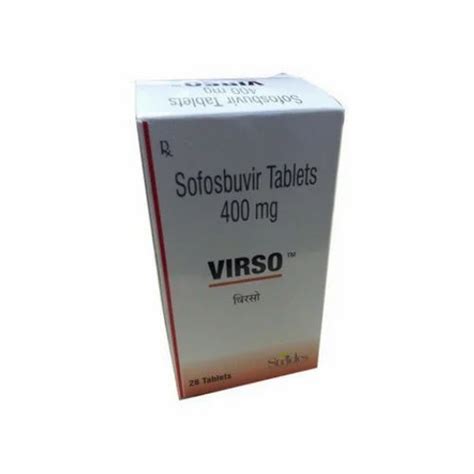 Mg Virso Sofosbuvir Tablets Packaging Type Box Packaging Size