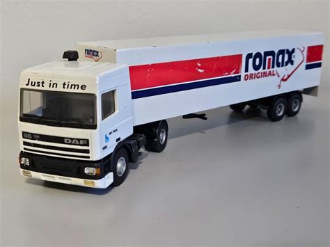 Lion Toys Model Vrachtwagen Daf Van Heck Romax Uitlaten