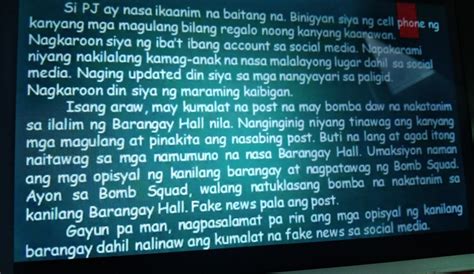 Anong Aral Ang Iyong Napulot Mula Sa Kwento Pls Brainly Ph