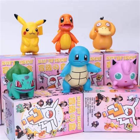 Anime Pokemon Figures 5 9cm Model Toys Pikachu Figures Charmander