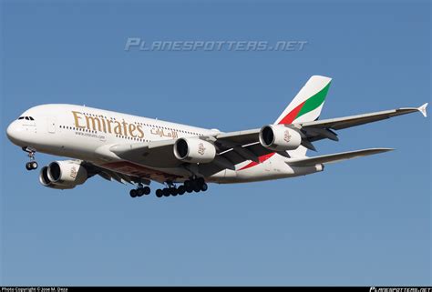 A6 EOU Emirates Airbus A380 861 Photo By Jose M Deza ID 1565285