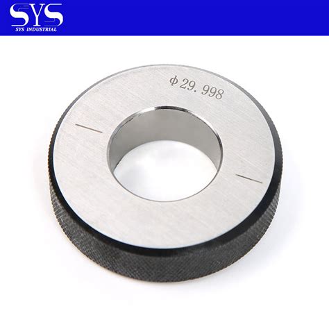 High Precision Tungsten Steel Plain Ring Gauges Go Nogo Smooth Plug