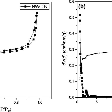 Pore Space Parameters A N Adsorption Desorption Isotherms B Dft Model