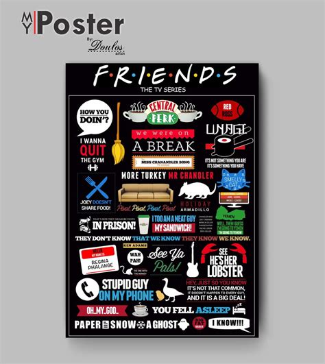 Poster A4 Série Friends Elo7 Produtos Especiais