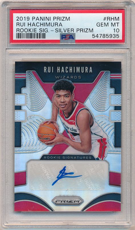 目立った傷や汚れなし八村塁 NBA 2019 20 Panini Prizm RC Rookie Silver Prizm Auto