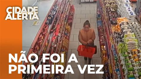 Mulher é presa em flagrante após furtar mercadorias em supermercado