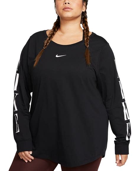 Nike Plus Size Sportswear Cotton Logo T Shirt Macys