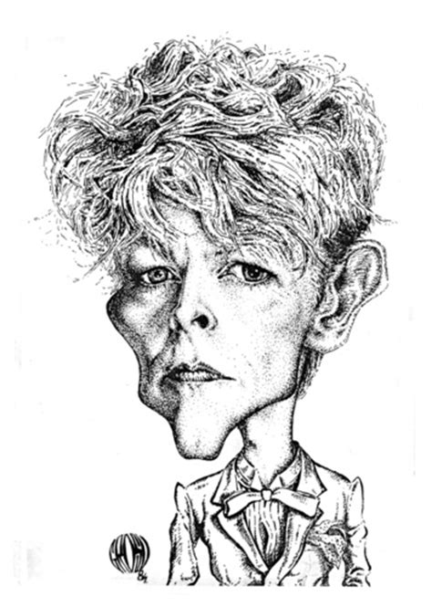 David Bowie By Grosu Famous People Cartoon Toonpool