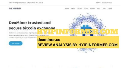 Dexminer Cc Review Analysis By Hyipinformer Youtube