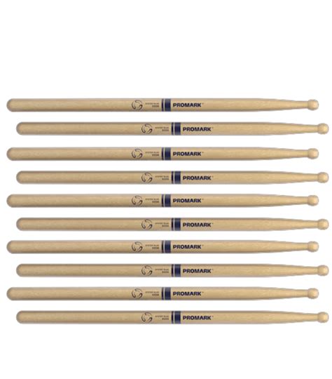 5 Pack Promark System Blue Marching Snare Drum Sticks Dc50 Total