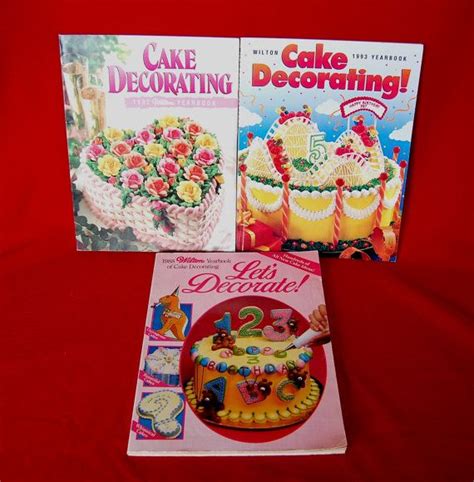 Lot of 3 Vintage Cake Decorating Books Wilton Cake Decorating | Etsy | Wilton cake decorating ...