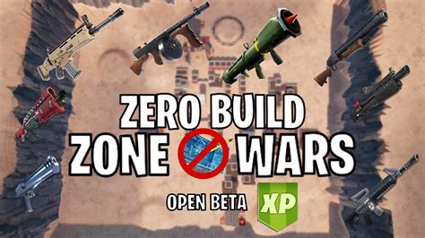 Zero Build Zone Wars Unvaulted Squads Fortnite Creative Map Code