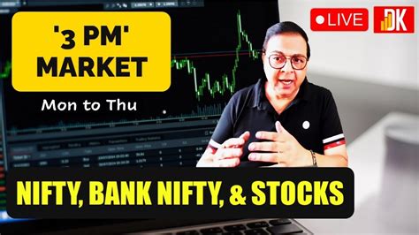 3 Pm Stock Market Live Show Nifty And Bank Nifty Technical Analysis D