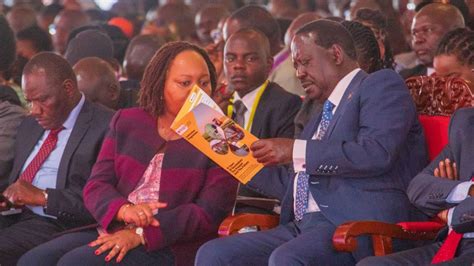 SEE WHAT ANNE WAIGURU GAVE RAILA ODINGA IN ELDORET AFTER A POWERFUL