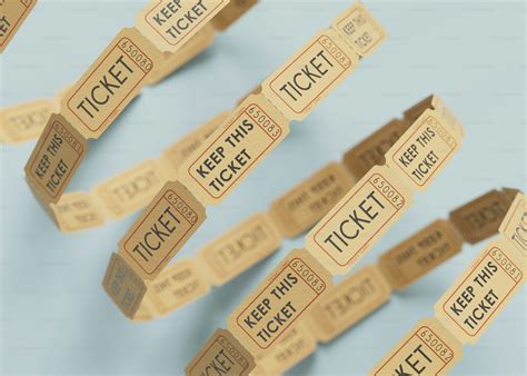 A Bunch Of Tickets Are Flying In The Air Photo Games Of Chance Image
