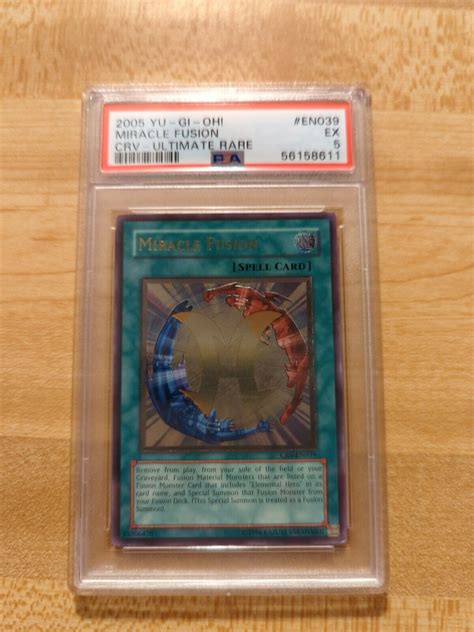 Yugioh Miracle Fusion Crven039 Ultimate Psa Excellent Values Mavin