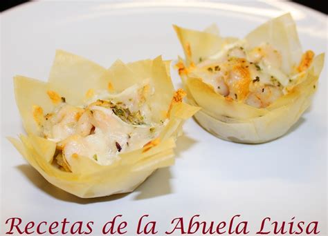 Tartaletas De Pasta Filo Con Puerro Champi N Y Gambas Recetas De La