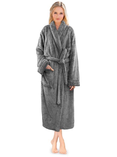 Pavilia Premium Womens Plush Soft Robe Fluffy Warm Fleece Sherpa