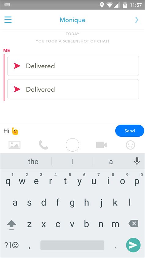 Snapchat Conversation History