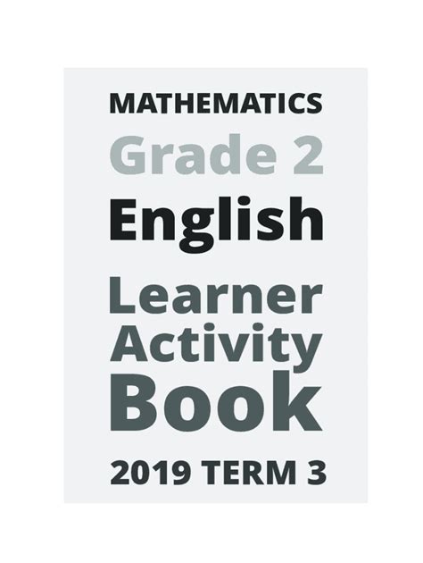 Fillable Online Nect Org Term 3 Maths Learner Activity Book English Fax