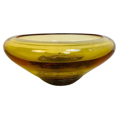 Mid Century Murano Glass Centerpiece Bowl Italy Circa 1960 For Sale At 1stdibs