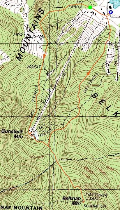 Gunstock Mountain Belknap Mountain New Hampshire Hike Trip Report