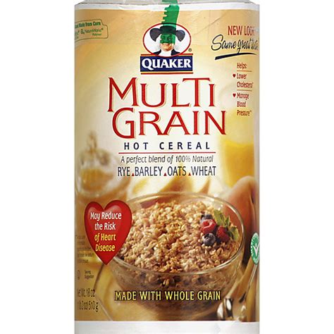 Quaker Hot Cereal Multi Grain Oz Shop FairPlay Foods