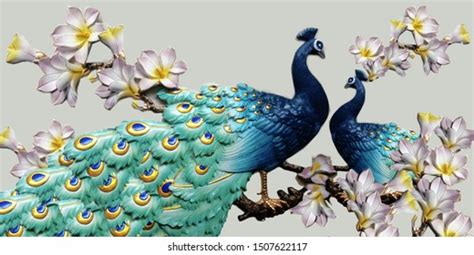 Peacock Wallpaper D Images Stock Photos Vectors Shutterstock