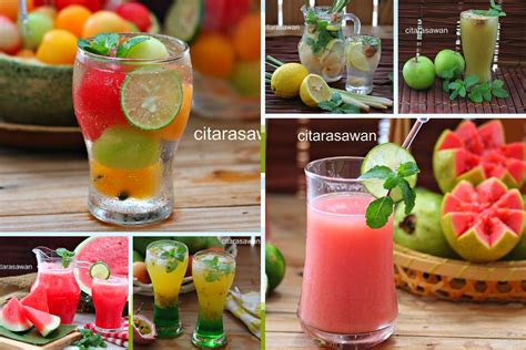 Koleksi Resipi Jus Buah Homemade Sedap Penyejuk Badan