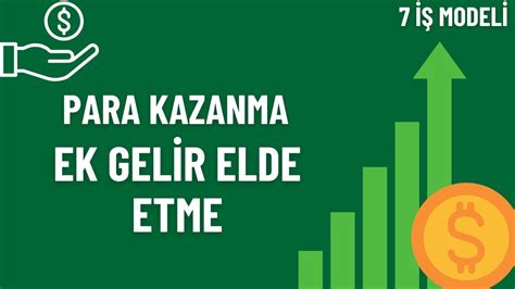 İNTERNETTEN PARA KAZANMA 7 İŞ MODELİ 2024 Yılında Para Kazanmak