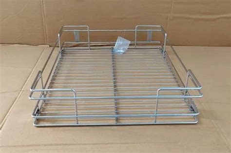 Rectangular Stainless Steel Kitchen Basket Size 15 X 20 X 4 Inch At