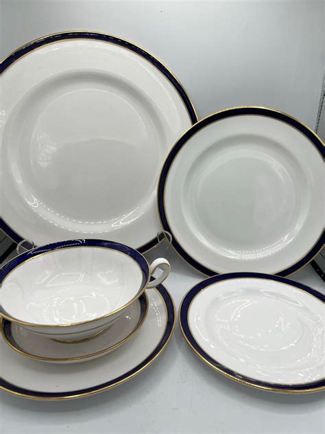 Consul Cobalt By SPODE Vintage China Blue With Gold Trim Many Pieces