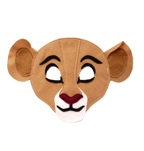 Lion Cub Costume Mask Kids And Adult Size Etsy