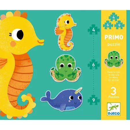 Djeco Puzzle Im Meer Teile Duo Shop De