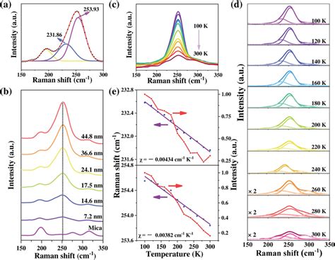 Raman Characterizations Of 2d α‐mnse Flakes A A Typical Raman